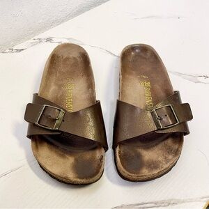 Brown Birkenstock Sandal Slides
